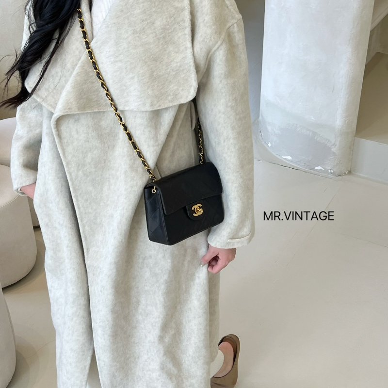 🏷Chanel CF17小方胖/五金含24k金-1