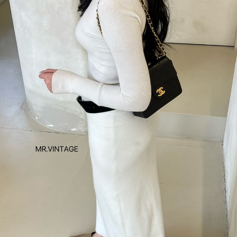 🏷Chanel CF17小方胖/五金含24k金-2