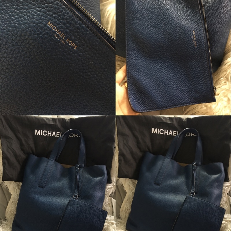 MK Michael Kors 全真皮手提肩背包（大+小）-2