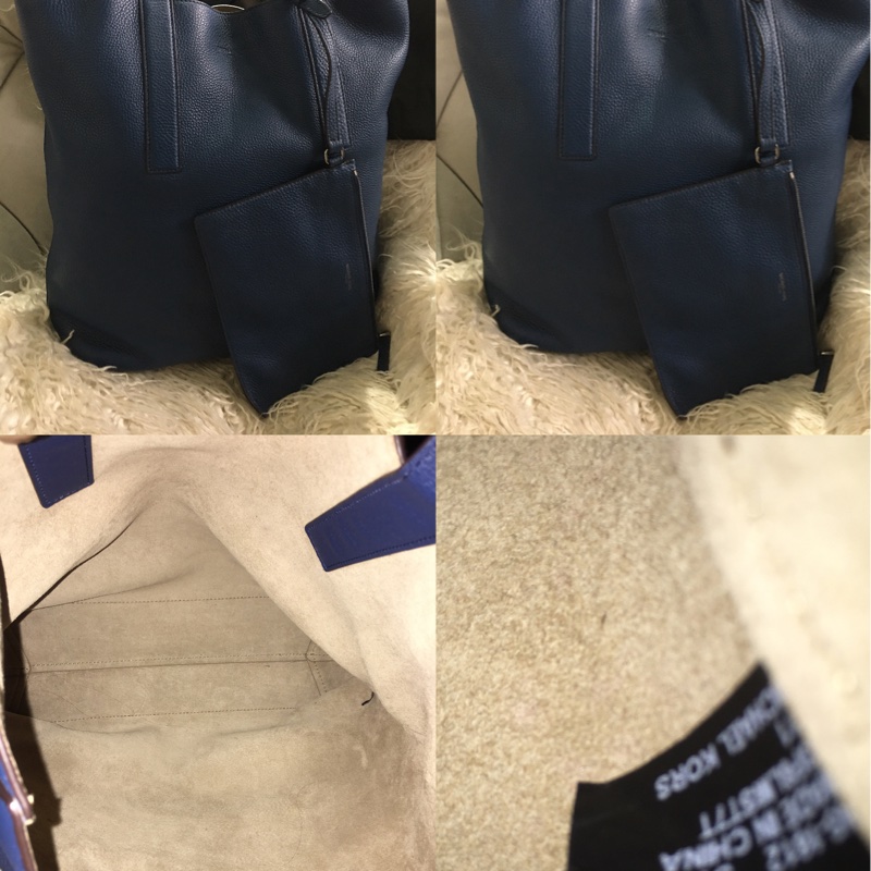 MK Michael Kors 全真皮手提肩背包（大+小）-6