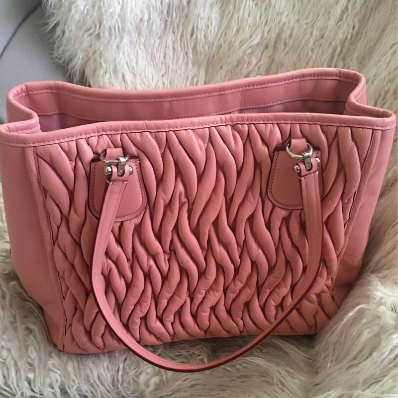 全新 未使用coach 櫻花🌸粉手提肩背包（原價28200）-5