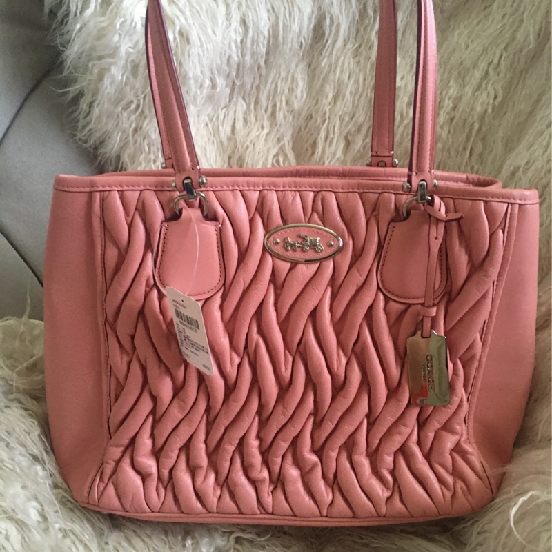 全新 未使用coach 櫻花🌸粉手提肩背包（原價28200）-20