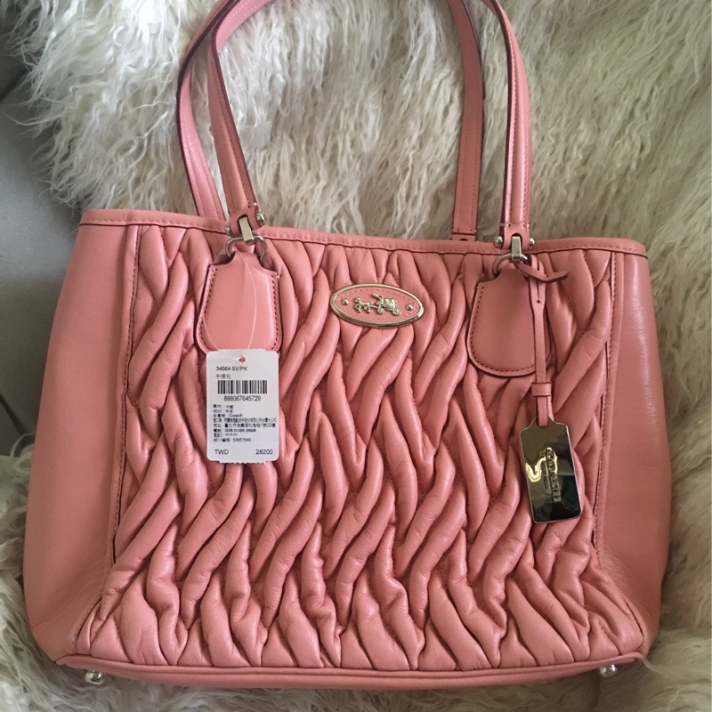 全新 未使用coach 櫻花🌸粉手提肩背包（原價28200）-26