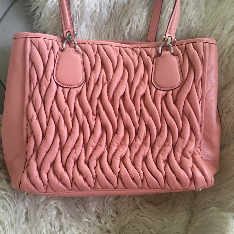 全新 未使用coach 櫻花🌸粉手提肩背包（原價28200）-31