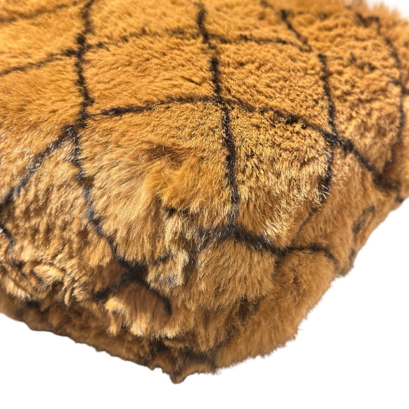 Used CHANEL Vintage Handbag Brown Black-7