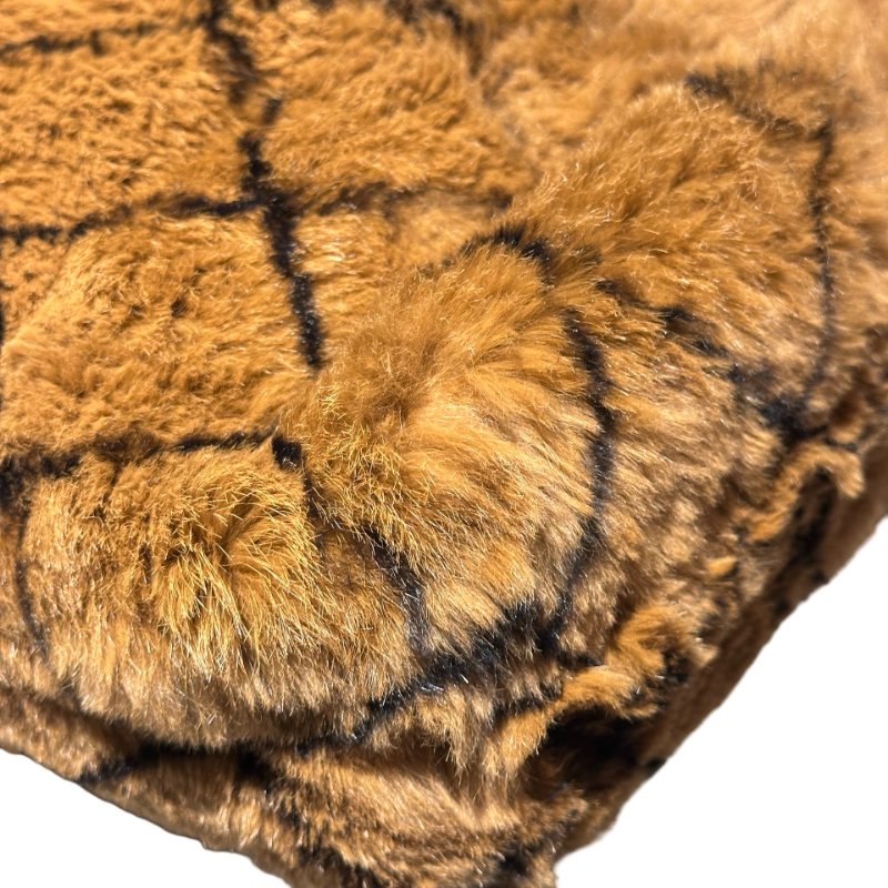 Used CHANEL Vintage Handbag Brown Black-8