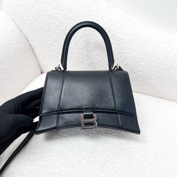 balenciaga 黑色小號沙漏包-0