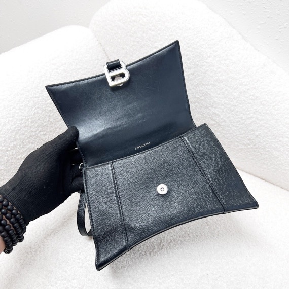 balenciaga 黑色小號沙漏包-9