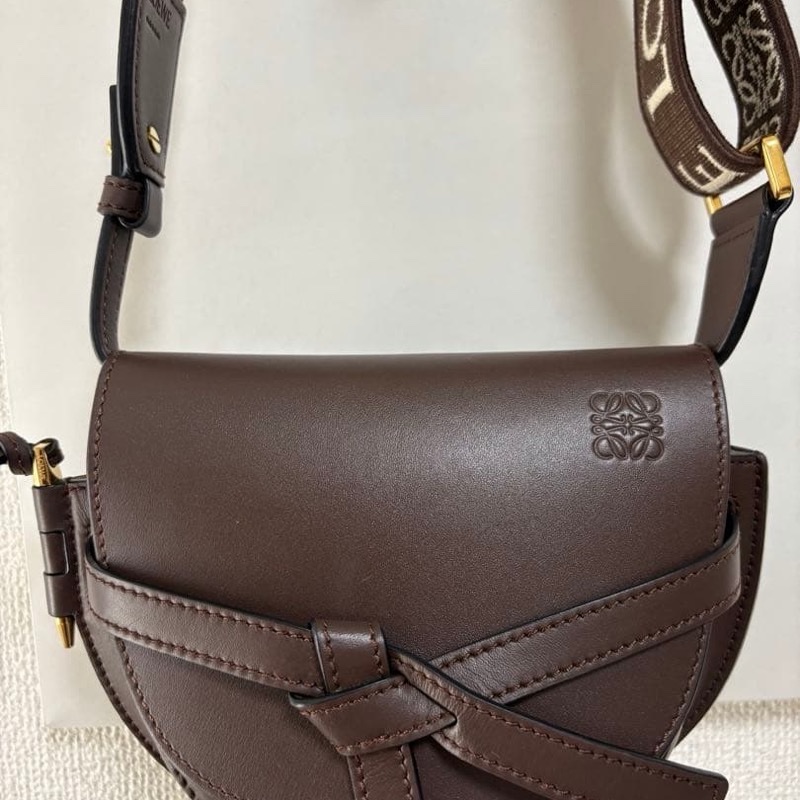 Loewe mini gate 可可棕 深咖色-1