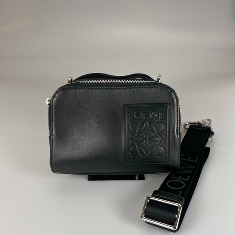 LOEWE 黑雙層相機包MINI
