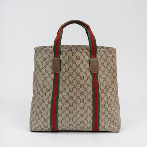 莉亞精品♡Gucci 購物托特包 老花 二手美包