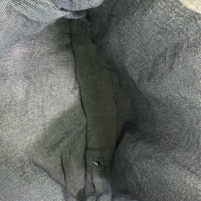 Chanel 20C 毛巾布料沙灘包 粉拼深藍色-5