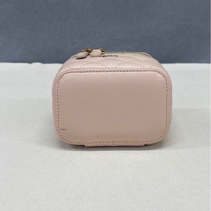 【91新 ✨ 全網最低價！】Chanel香奈兒 櫻花粉 金扣 小盒子 荔枝牛皮 （下單前先詢問庫存❗️）-6