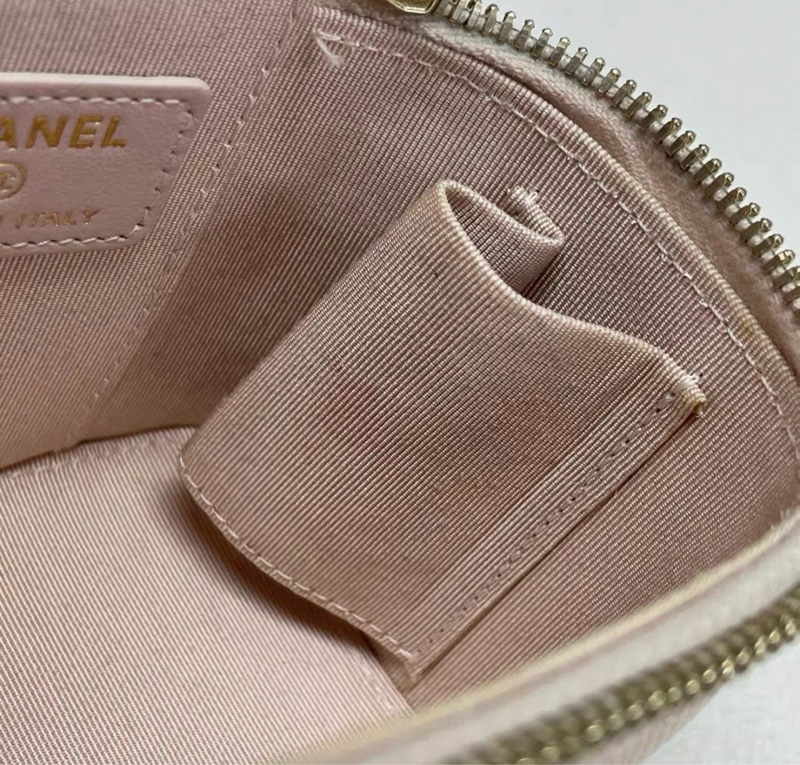 【91新 ✨ 全網最低價！】Chanel香奈兒 櫻花粉 金扣 小盒子 荔枝牛皮 （下單前先詢問庫存❗️）-14