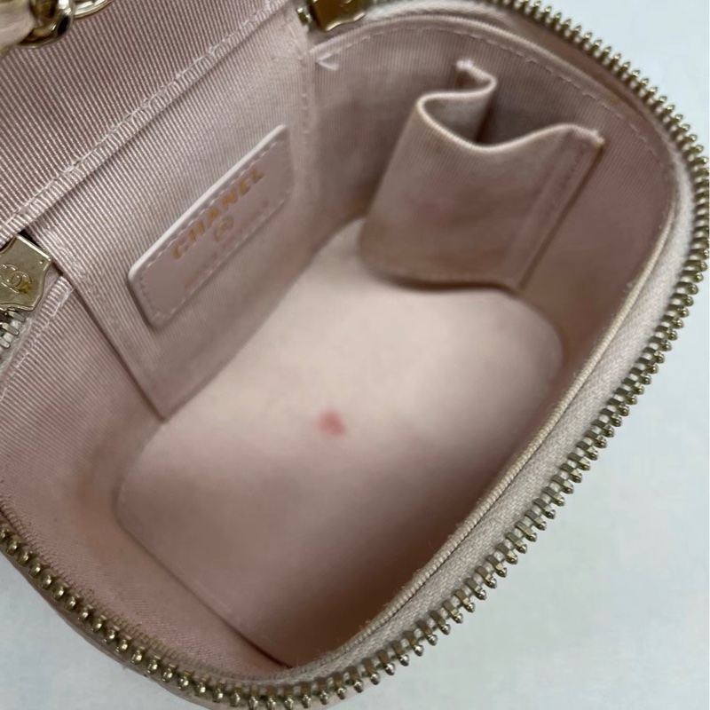 【91新 ✨ 全網最低價！】Chanel香奈兒 櫻花粉 金扣 小盒子 荔枝牛皮 （下單前先詢問庫存❗️）-17