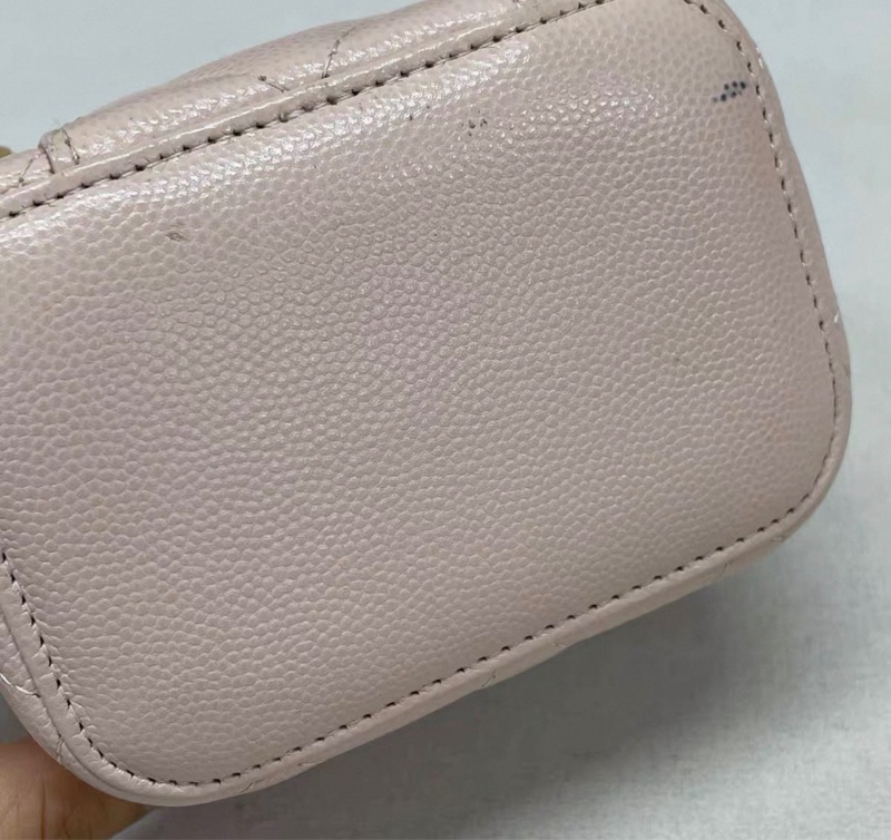 【91新 ✨ 全網最低價！】Chanel香奈兒 櫻花粉 金扣 小盒子 荔枝牛皮 （下單前先詢問庫存❗️）-20