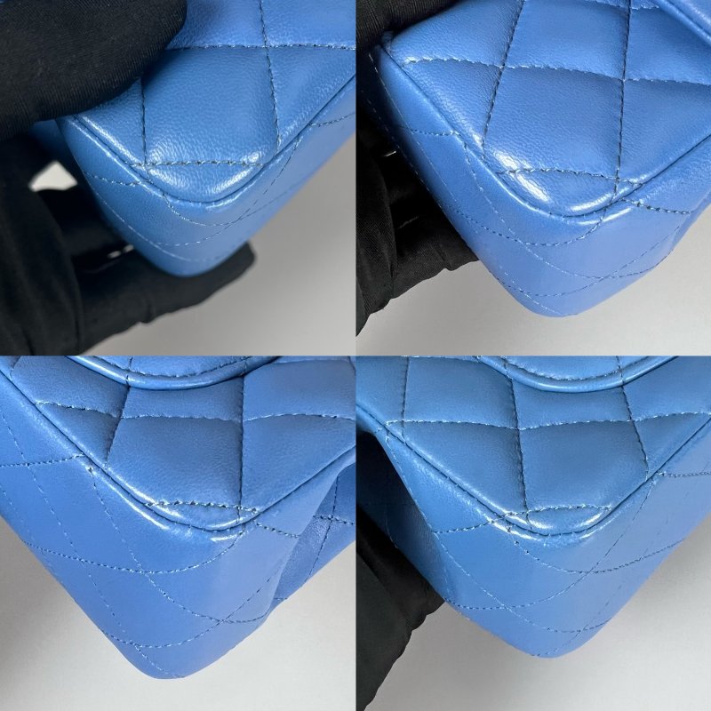 CHANEL CF20羊皮藍 A69900/27開-10