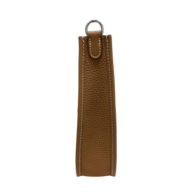 HERMÈS 愛馬仕 K刻 EVELYNE 16 AMAZONE  肩背包 牛皮 金棕色 銀釦-4