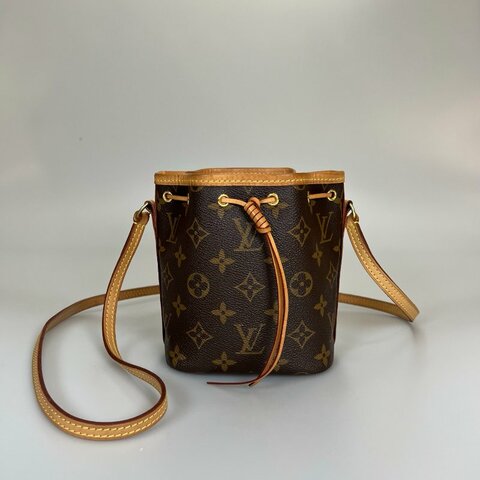 LV M41346  老花Nano Noe水桶包