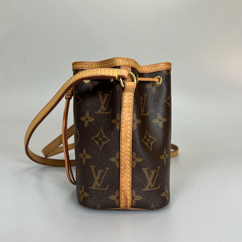 LV M41346  老花Nano Noe水桶包-3