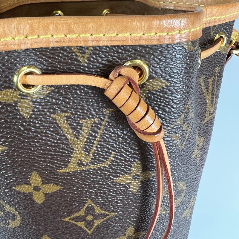 LV M41346  老花Nano Noe水桶包-7