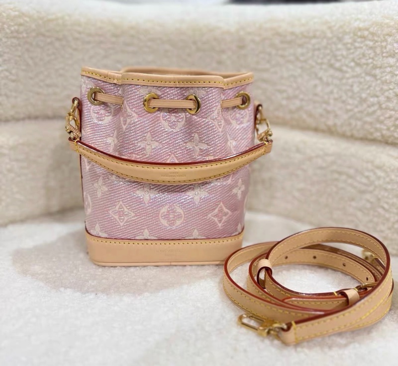【96新 ✨ 全網最低價！】LV路易威登 nano水桶包 七夕限定幻彩 粉色人魚姬款 （下單前先詢問庫存❗️）-2