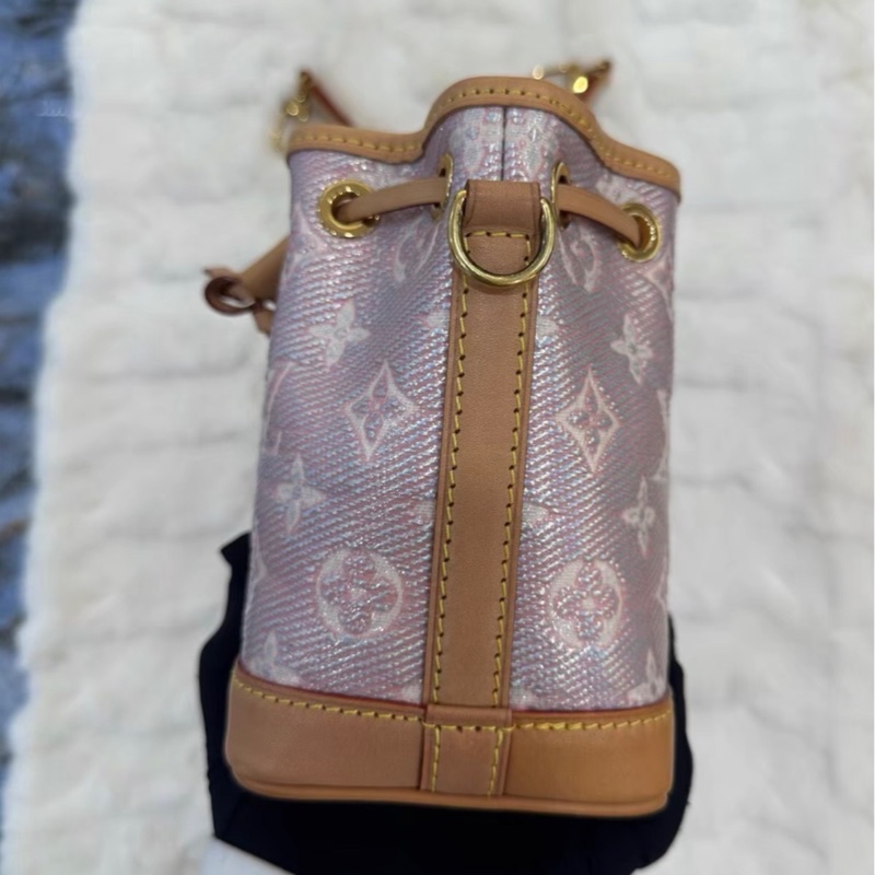 【96新 ✨ 全網最低價！】LV路易威登 nano水桶包 七夕限定幻彩 粉色人魚姬款 （下單前先詢問庫存❗️）-5