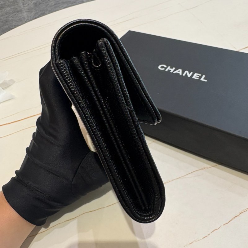 *SHIHNA名牌精品* CHANEL Boy 經典荔枝紋牛皮銀釦長夾 保卡款-7