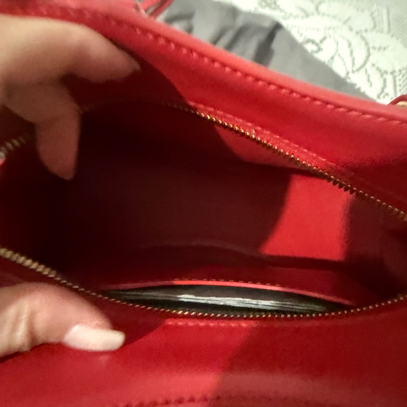 巴黎世家 balenciaga neo classic 迷你 機車包 紅色-4