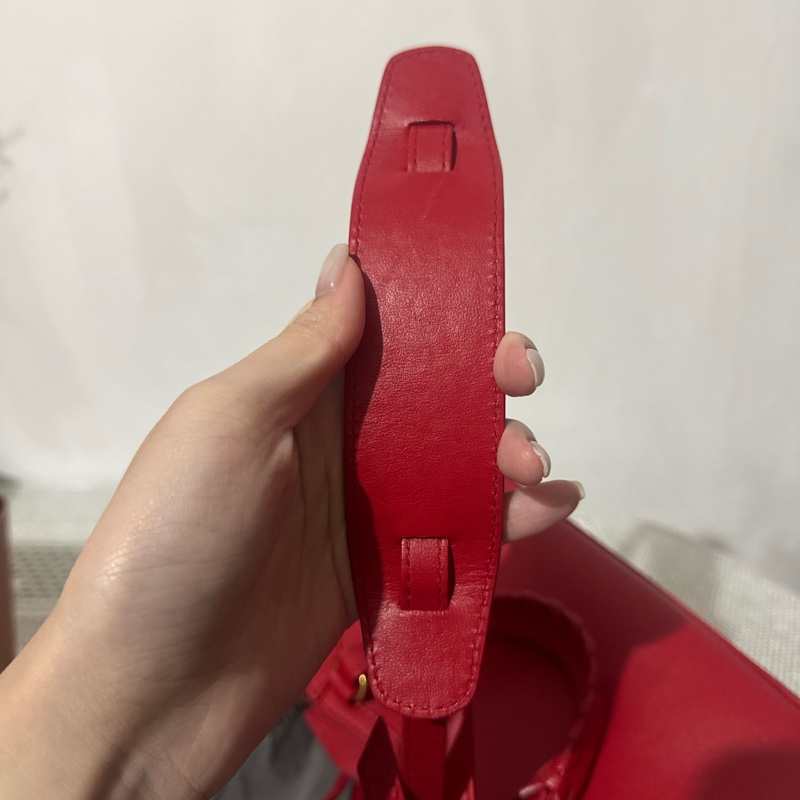 巴黎世家 balenciaga neo classic 迷你 機車包 紅色-11