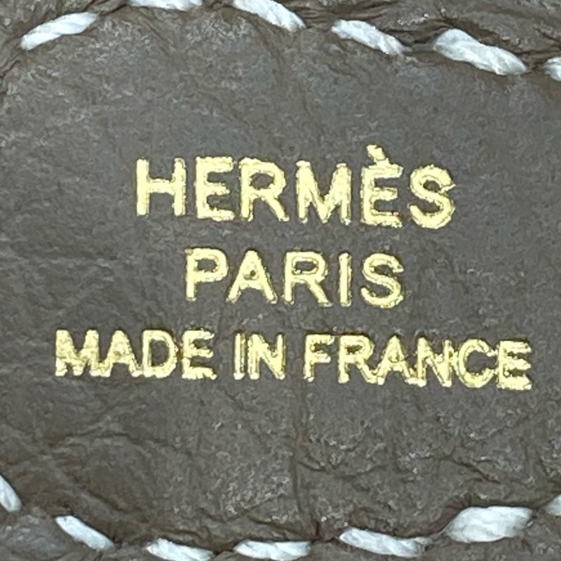 HERMÈS 愛馬仕 W刻 EVELYNE 16 AMAZONE MINI 肩背包 牛皮 大象灰 金釦-13