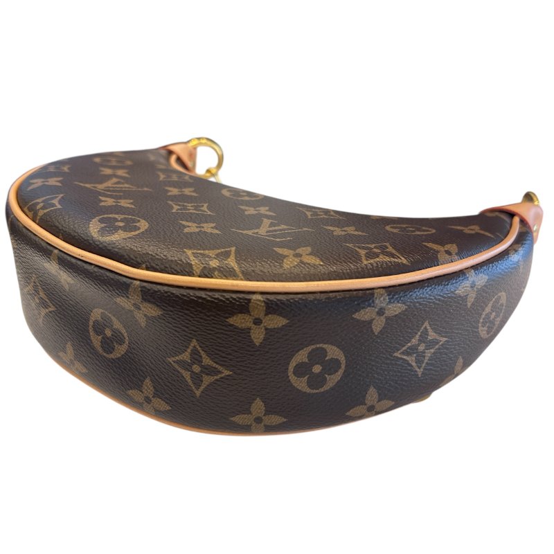 LV字紋月亮斜背包-5