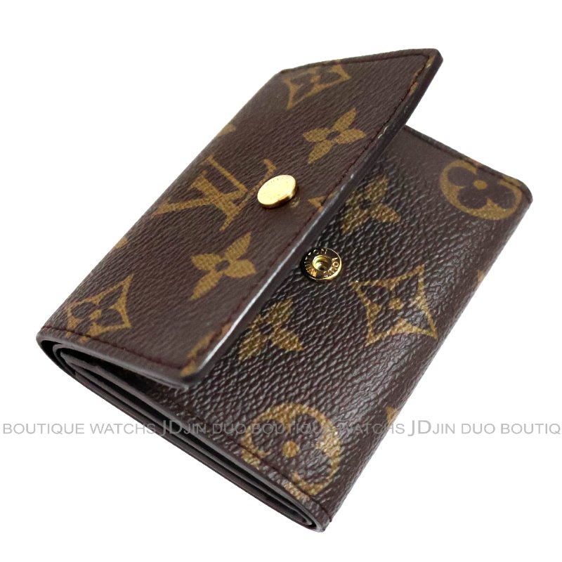 金鐸精品~C794 LOUIS VUUTTON LV路易威登M68704 Micro三折金釦迷你短夾-5