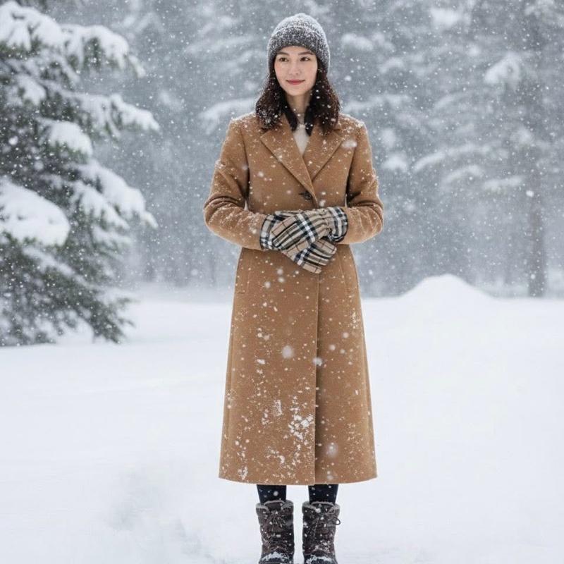 BURBERRY 倫敦 小羊皮經典格紋手套-0