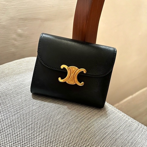Celine Triomphe小號翻蓋錢包