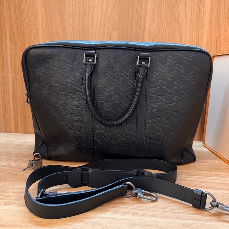 LV 路易威登 棋盤格男士手拿包 尺寸:41×29cm-0