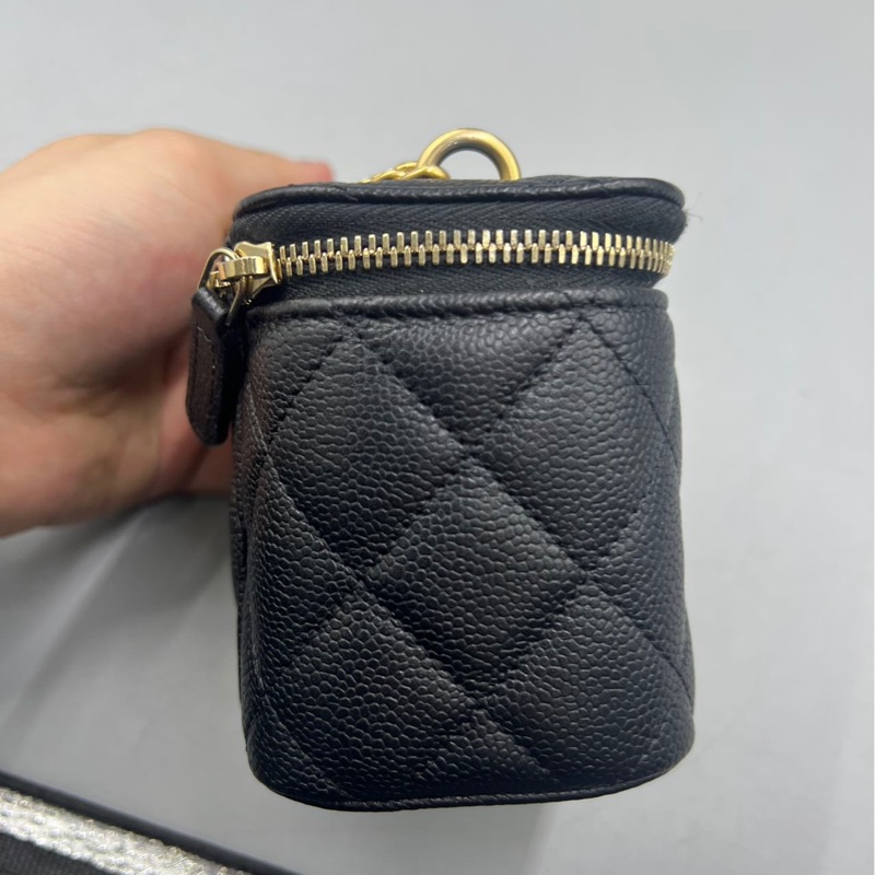 【97新 ✨ 全網最低價！】Chanel香奈兒 黑金 愛心扣 荔枝牛皮 晶片新款（下單前先詢問庫存❗️）-5