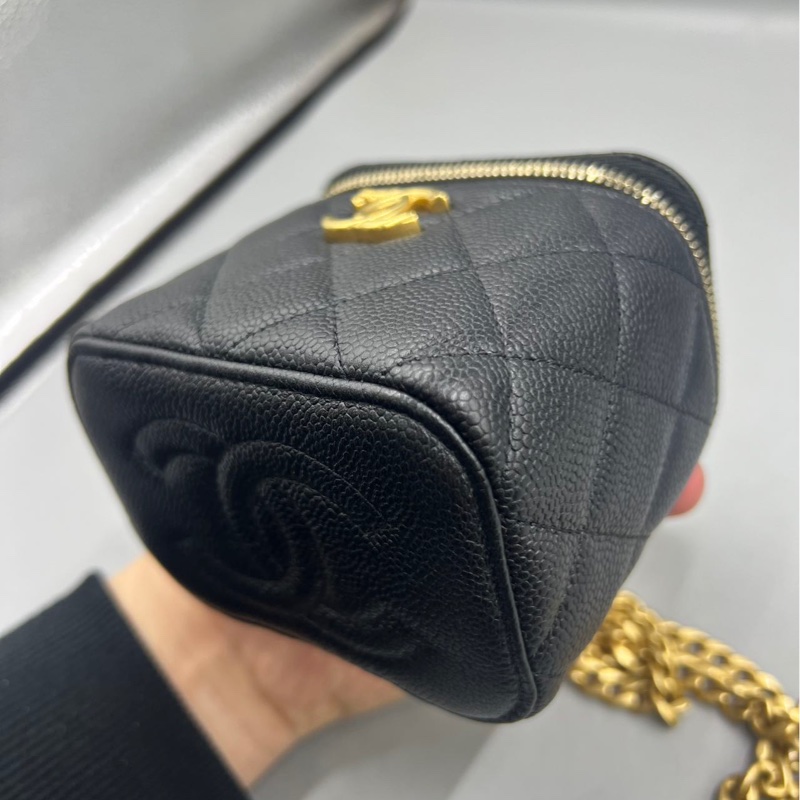 【97新 ✨ 全網最低價！】Chanel香奈兒 黑金 愛心扣 荔枝牛皮 晶片新款（下單前先詢問庫存❗️）-16