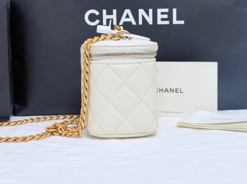 【97新 ✨ 全網最低價！】Chanel香奈兒 白金色 愛心扣 荔枝牛皮 晶片新款（下單前先詢問庫存❗️）-4