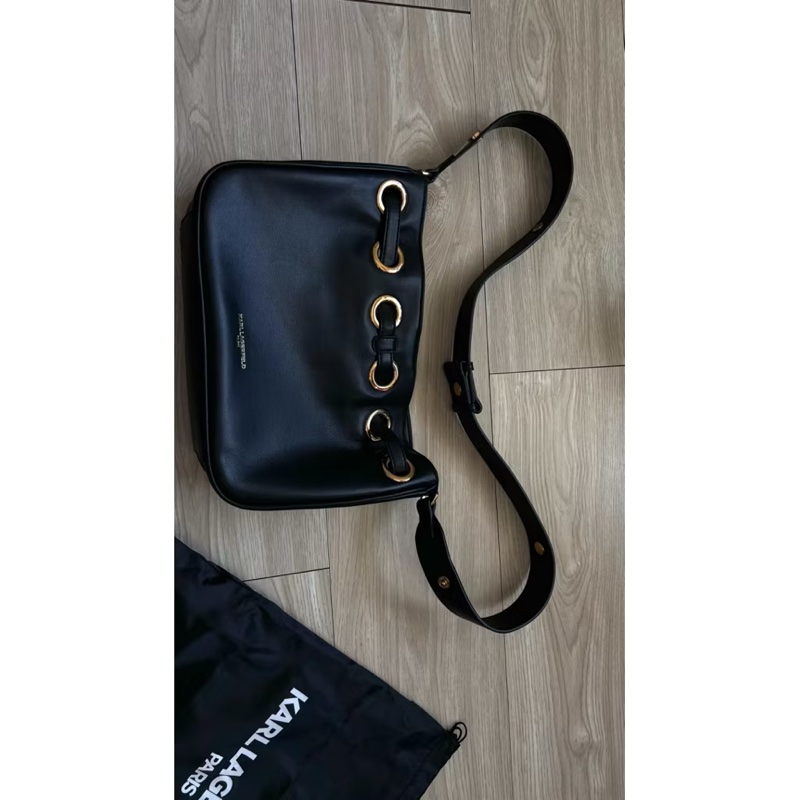 [二手］卡爾小羊皮水桶包-1