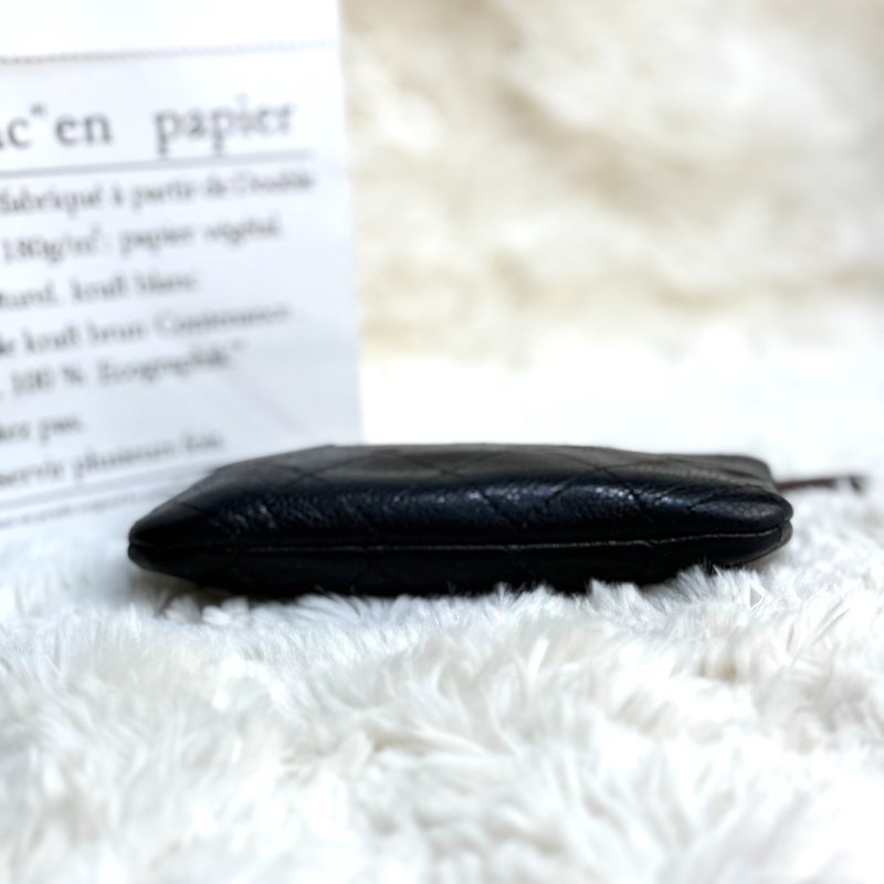 Chanel 黑銀 零錢包-3