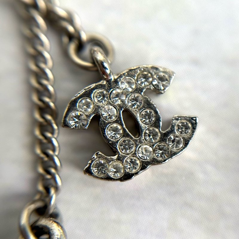 Chanel cc水鑽球 項鏈-2