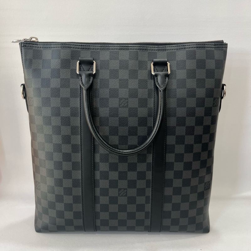 LV/路易威登 TADAO系列男士單肩斜挎手提包少肩帶-0