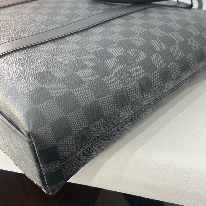 LV/路易威登 TADAO系列男士單肩斜挎手提包少肩帶-6