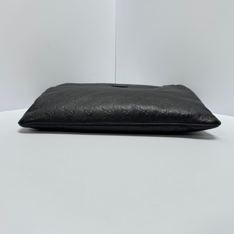 【超！級！新】 GUCCI 古馳 黑老花 全牛皮材質 斜背包 （專櫃96,000）-2