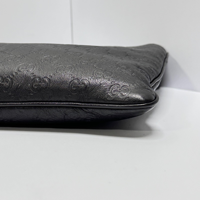 【超！級！新】 GUCCI 古馳 黑老花 全牛皮材質 斜背包 （專櫃96,000）-3