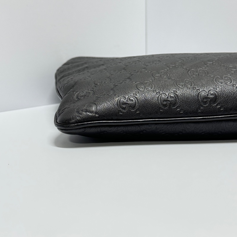 【超！級！新】 GUCCI 古馳 黑老花 全牛皮材質 斜背包 （專櫃96,000）-4