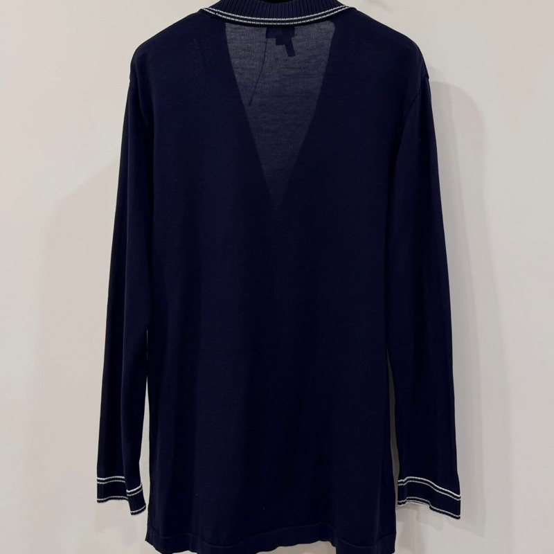 BURBERRY 金扣戰馬滾邊金釦針織外套-2