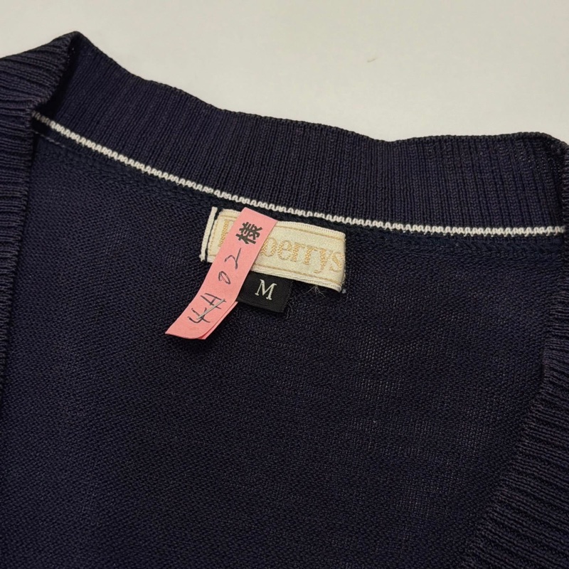 BURBERRY 金扣戰馬滾邊金釦針織外套-8