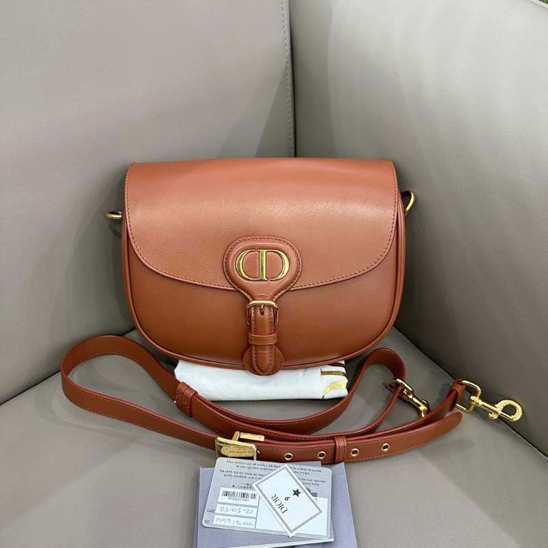 Dior 焦糖色bobby中號  22*18  98新配件塵袋-1